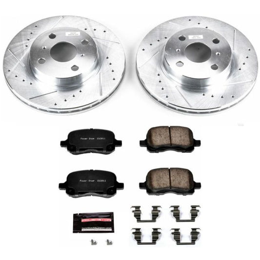 Power Stop 98-02 Chevrolet Prizm Front Z23 Evolution Sport Brake Kit