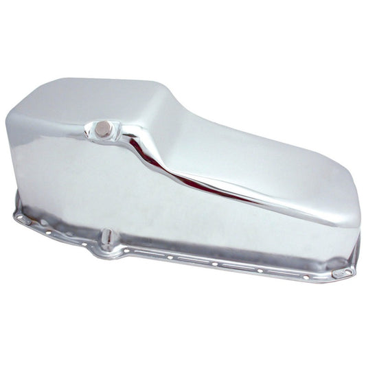 Spectre 55-79 SB Chevy Oil Pan w/4 Qt. Capacity - Chrome