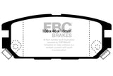 Plaquettes de frein arrière EBC Greenstuff pour Dodge Stealth 3.0 4WD 91-93