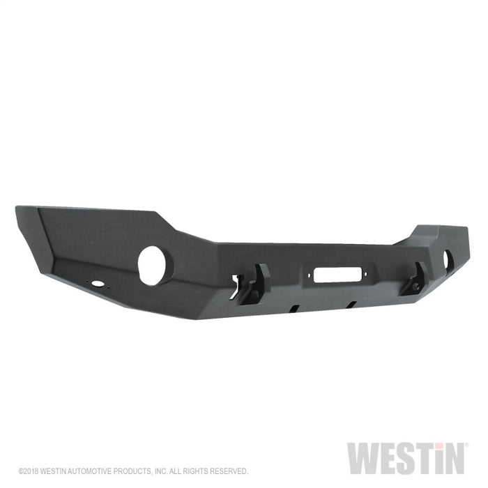 Pare-chocs avant pleine largeur Westin 18-20 Jeep Wrangler JL WJ2 - Noir texturé