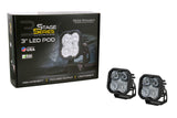 Kit de feux de fossé à DEL Diode Dynamics 2021 pour Ford Bronco SS3 - Combo Pro jaune