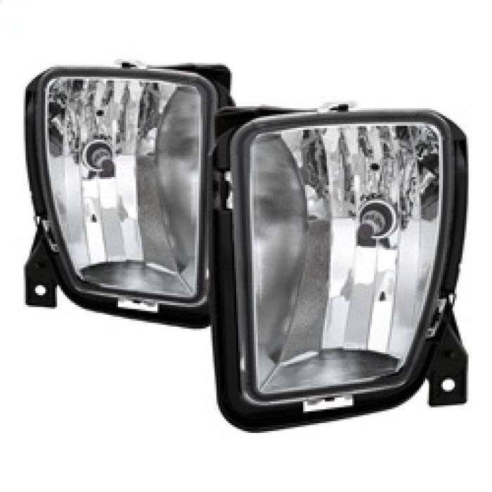 Feux antibrouillard de style OEM pour Dodge Ram 1500 Spyder 13-18 avec interrupteur universel - Transparent (FL-DR13-SW-C)