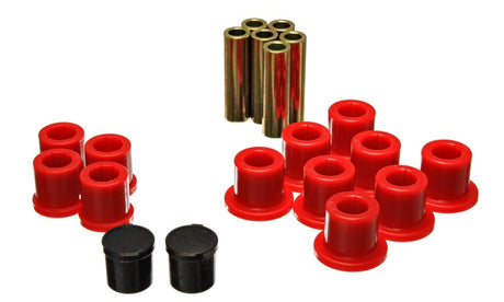 Ensemble de bagues de ressort arrière Energy Suspension - Rouge
