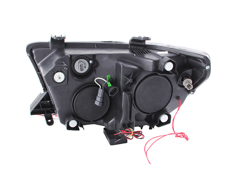 Phares de projecteur ANZO 2007-2013 Toyota Tundra avec halo chromé (CCFL)