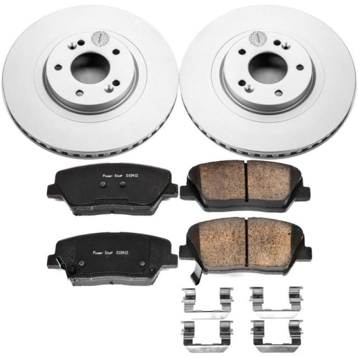 Kit de freins Power Stop 13-18 Hyundai Santa Fe Sport avant Z17 Evolution Geomet avec revêtement