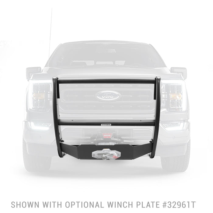 Kit de plaque de treuil Go Rhino 18-20 Ford F-150 série 3100 StepGuard (requis 3296T ou 3296MT) - Noir Tex.