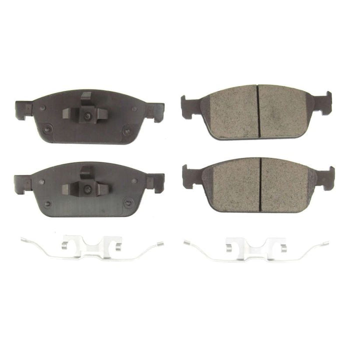 Plaquettes de frein avant Power Stop 17-19 en céramique pour Ford Escape Z17 Evolution avec matériel