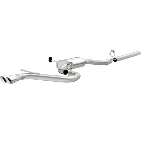 Système MagnaFlow C/B 2015 Volkswagen Golf 1,8 L 2,5 po SS Double sortie côté conducteur poli 3 embouts