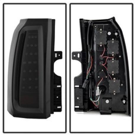 Feux arrière à LED Spyder Chevy Tahoe / Suburban 15-17 - Fumée noire (ALT-YD-CTA15-LED-BSM)