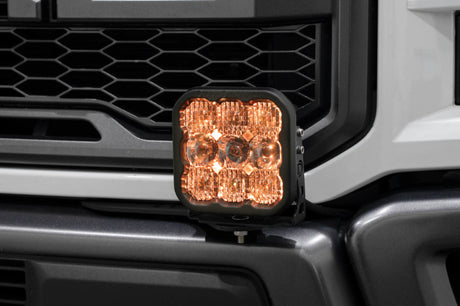 Kit d'éclairage LED pour pare-chocs Ford Raptor SS5 17-20 de Diode Dynamics - Conduite jaune sport