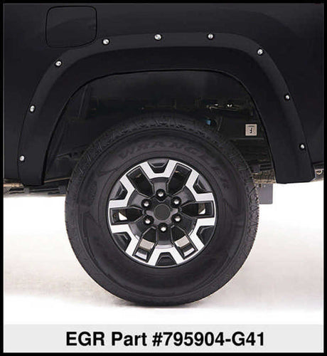 Élargisseurs d'ailes boulonnés EGR 16+ Nissan Titan XD - Ensemble - Noir métallisé