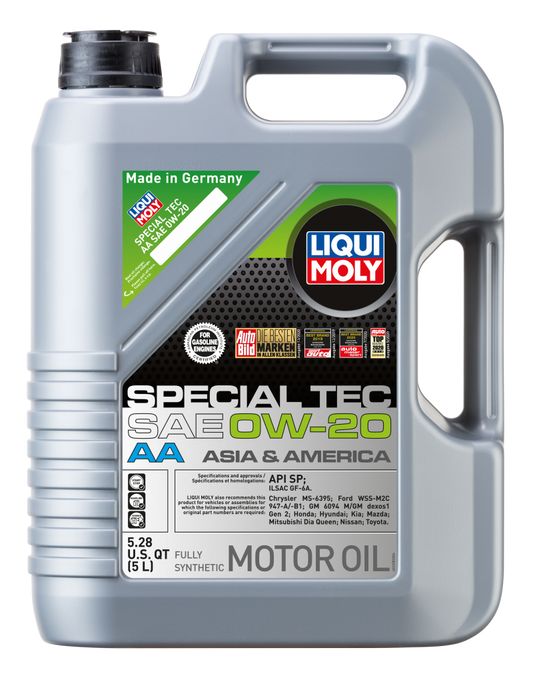 LIQUI MOLY 5L Special Tec AA Motor Oil SAE 0W20