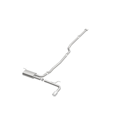 Catback MagnaFlow, SS, 2,5 po, Street, passage simple en ligne droite. Embout poli de 4 po, Ford Fusion 2,5 L 2015