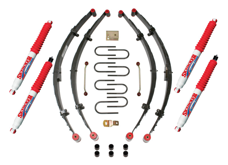 KIT Skyjacker 4",87-96 YJ AVEC 4 HYDROS