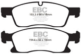 Plaquettes de frein avant extra-robustes EBC 11+ Dodge Durango 3.6