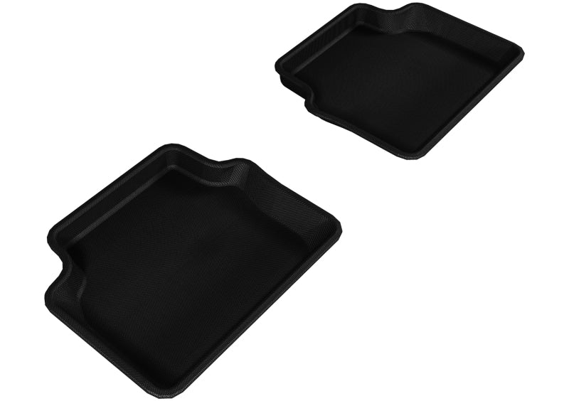 3D MAXpider 2003-2011 Saab 9-3 Kagu 2nd Row Floormats - Black