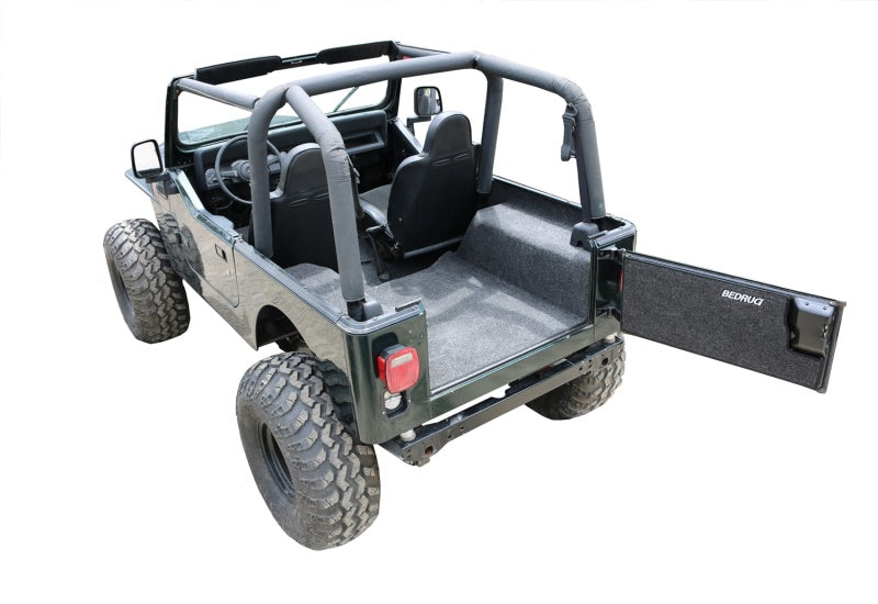 BedRug 87-95 Jeep YJ Rear Kit 4pc Cargo Kit (Incl Tailgate & Cargo Liner)