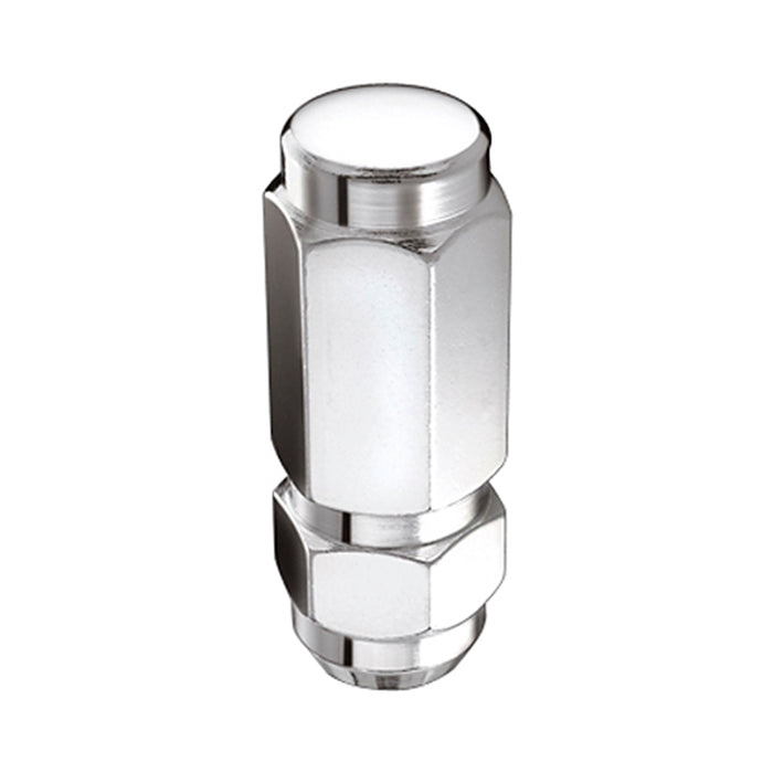 McGard Hex Lug Nut (Cone Seat / Duplex) 1/2-20 / 7/8 Hex / 2.5in. Length (8-Pack) - Chrome