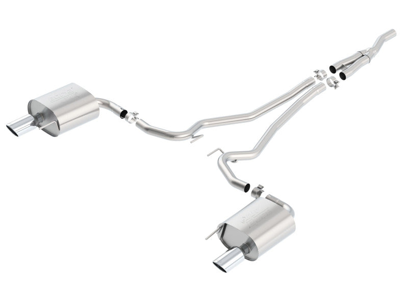 Catback Borla Atak 15-17 Ford Mustang 2.3L EcoBoost MT/AT tuyau 2.25 pouces embout 4 pouces