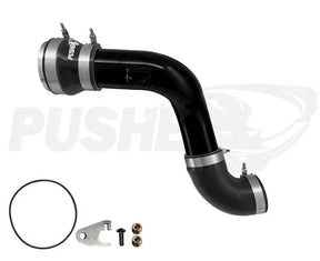 Pusher HD 3" Cold Side Charge Tube for 2011-16 Ford F250/350 6.7L Powerstroke w/ Throttle Valve Adapter Platinum High Performance Solutions, LLC.