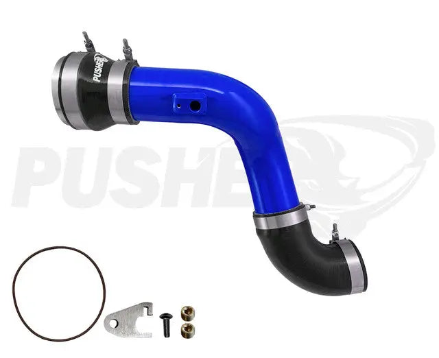 Pusher HD 3" Cold Side Charge Tube for 2011-16 Ford F250/350 6.7L Powerstroke w/ Throttle Valve Adapter Platinum High Performance Solutions, LLC.