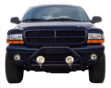 Protection de capot à profil moyen AVS 97-04 Dodge Dakota Bugflector Deluxe 3 pièces - Fumée