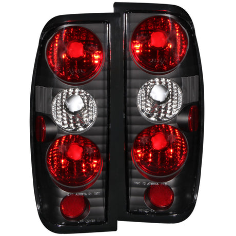 Feux arrière ANZO 1998-2004 Nissan Frontier Noir
