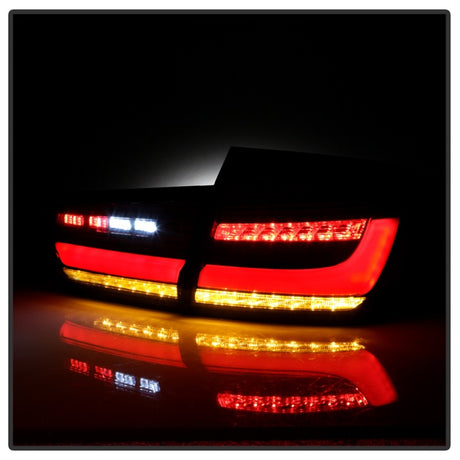 Feux arrière Spyder à LED pour BMW Série 3 F30 2012-2018 (ALT-YD-BMWF3012-SEQ-BK) - Noir