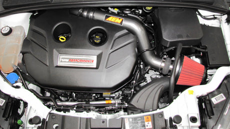 Prise d'air froid gris métallisé AEM 16-18 Ford Focus RS L4-2.3LF/I