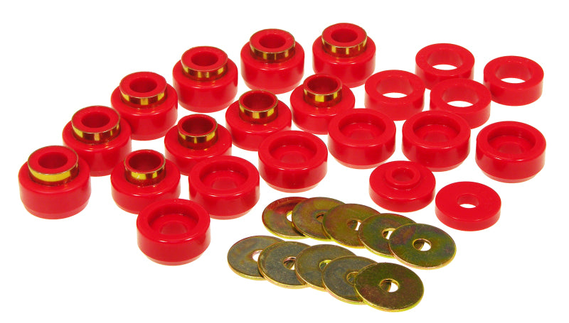 Support de carrosserie Prothane 87-96 Jeep Wrangler - Rouge