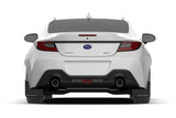 Bavette garde-boue Rally Armor 2022+ Subaru BRZ / 2022+ Toyota GR86 Black UR avec logo rouge