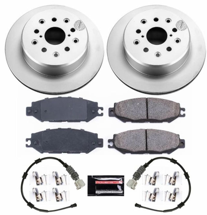 Kit de freins arrière Power Stop 93-94 Lexus LS400 Z17 Evolution Geomet avec revêtement