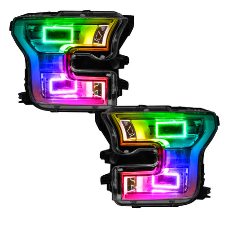 Kit de phares de projecteur Oracle Ford F-150 15-17 - ColorSHIFT avec contrôleur simple VOIR LA GARANTIE