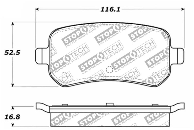 Plaquettes de frein StopTech Street Select - Avant