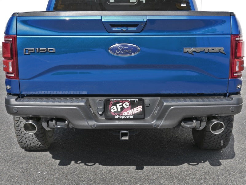 Échappement Cat-Back aFe MACHForce-XP 3 po à 3-1/2 po 304 SS avec embouts polis 17-18 Ford F-150 Raptor 3,5 L