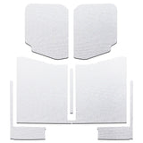 Kit de garniture de pavillon complet DEI 20-22 pour Jeep Gladiator JT 4 portes Boom Mat - 7 pièces - Blanc