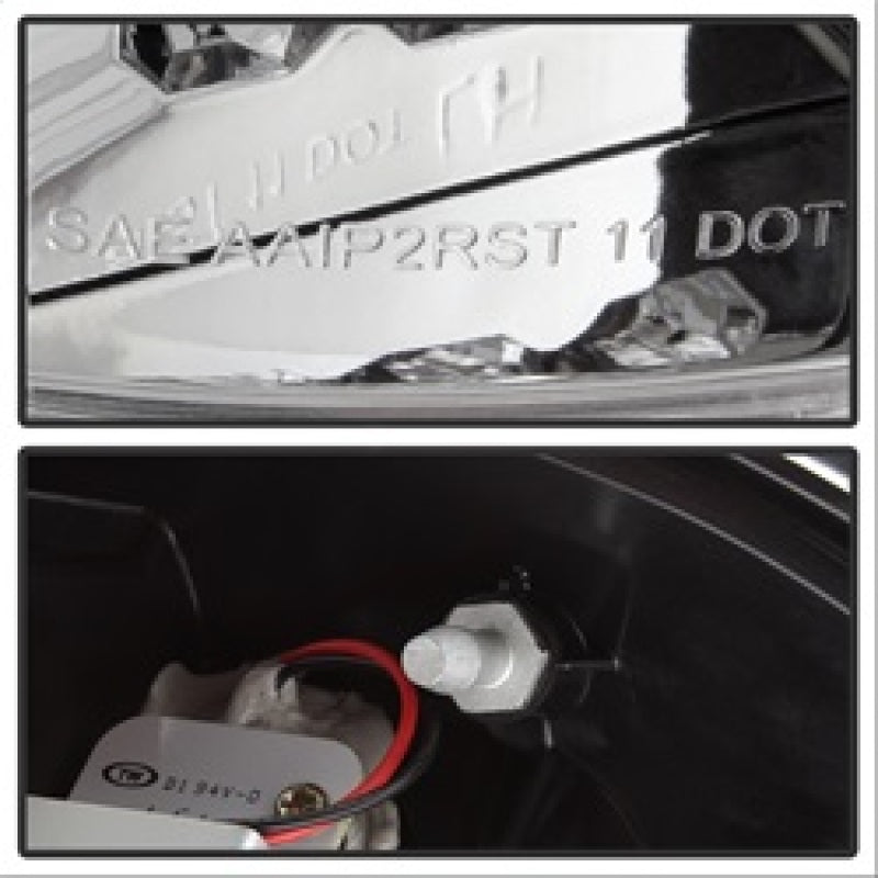 Feux arrière LED latéraux Spyder Ford F150 97-03/F250/350/450 Super Duty 99-07 Chrm ALT-YD-FF15097-LED-C