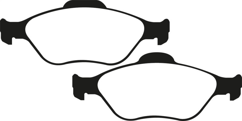 Plaquettes de frein avant EBC 08+ Lotus 2-Eleven 1.8 Supercharged Greenstuff