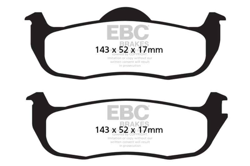 Plaquettes de frein arrière EBC 04-05 Infiniti QX56 5.6 Ultimax2