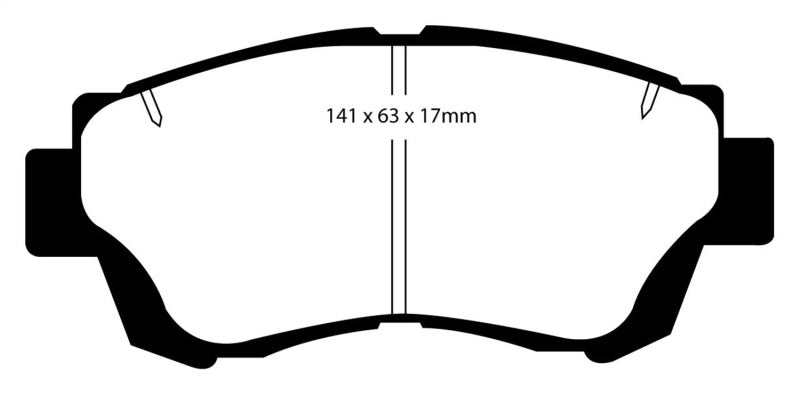 Plaquettes de frein avant Redstuff EBC 92-96 Lexus ES300 3.0