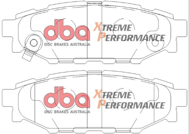 Plaquettes de frein arrière DBA 08 Subaru WRX XP650