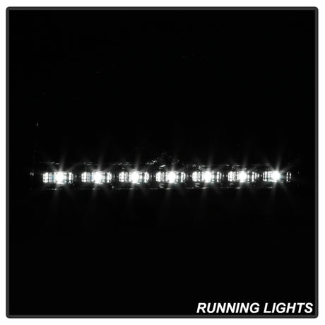 xTune Dodge Charger 06-10 1Pc LED Crystal Headlights Chrome HD-ON-DCH05-1PC-LED-C