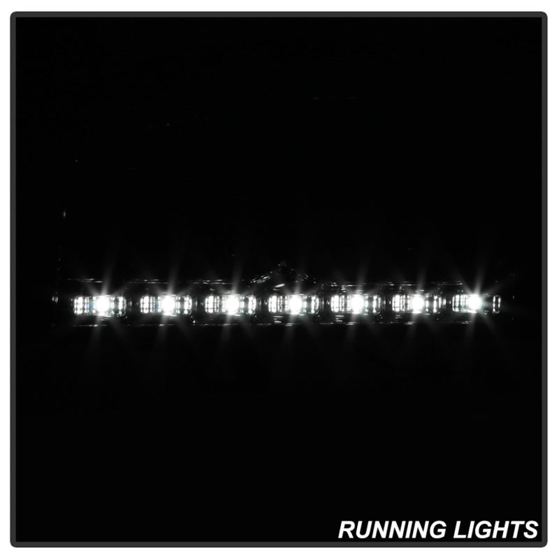 Phares à LED en cristal chromé Xtune Dodge Charger 06-10 1 pièce HD-ON-DCH05-1PC-LED-C