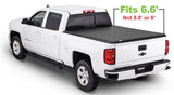 Couvre-caisse pliable en trois parties Tonno Pro 14-19 pour Chevy Silverado 1500 6,6 pi Fleetside Tonno