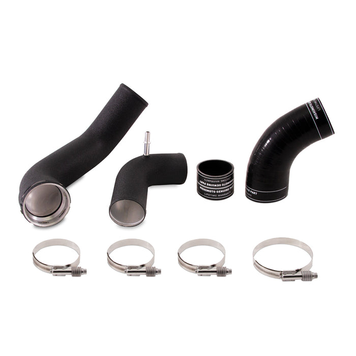 Kit de tuyaux de refroidisseur intermédiaire côté froid Mishimoto 2017+ Ford F150 3,5 l EcoBoost - Noir froissé