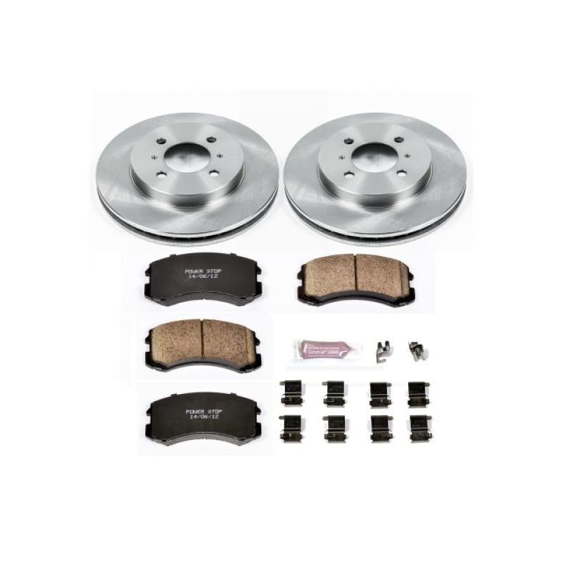 Kit de freins avant Power Stop Autospecialty pour Mitsubishi Lancer 02-07