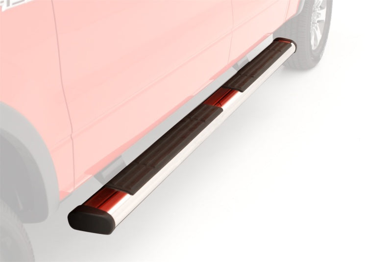 Barres de protection ovales droites SS de 6 po pour Chevrolet Silverado 1500 Crew Cab 07-17 de Lund - Polies