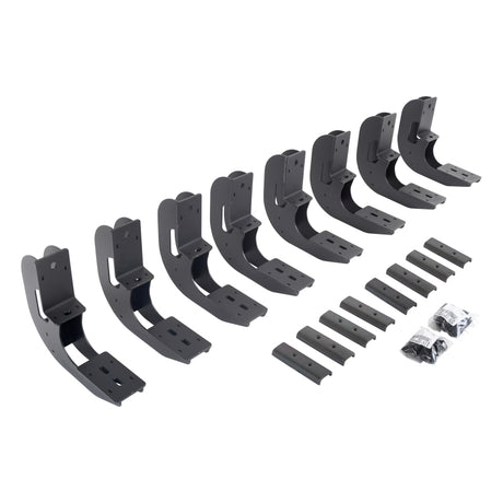 Supports de montage Go Rhino 19-22 Chevrolet Silverado 1500 CC (série V V3/RB10 Slim/RB20 Slim) - Tex. Blk