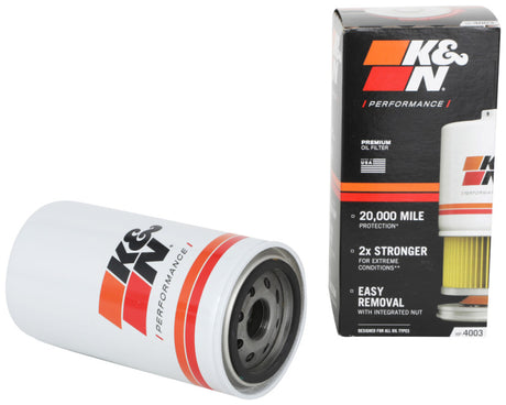 Filtre à huile K&amp;N Dodge Performance Gold