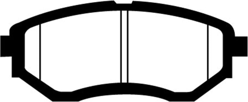 Plaquettes de frein avant Redstuff EBC 16-21 Subaru WRX 2.0T (sauf modèles 2022+)